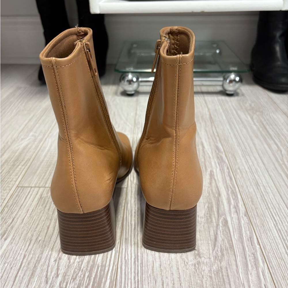 Delicious Camel Ankle Booties - Picture 5 of 6